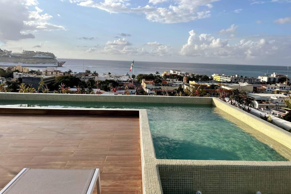 Brand New Condo With Rooftop Pool Κοζουμέλ Εξωτερικό φωτογραφία